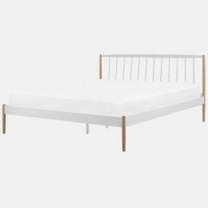 Cama Metal MAURS 180 x 200 cm Branco