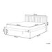 Beliani Cama Acero MAURS 187x209 Beliani Cama Acero MAURS 187x209 Blanco