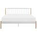 Beliani Cama Acero MAURS 187x209 Beliani Cama Acero MAURS 187x209 Blanco
