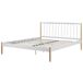 Beliani Cama Acero MAURS 187x209 Beliani Cama Acero MAURS 187x209 Blanco