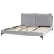 Beliani Cama Terciopelo MELLE 196x233 Beliani Cama Terciopelo MELLE 196x233 Gris
