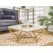 Beliani Mesa de centro MALIBU 80x80 Beliani Mesa de centro MALIBU 80x80 Beige