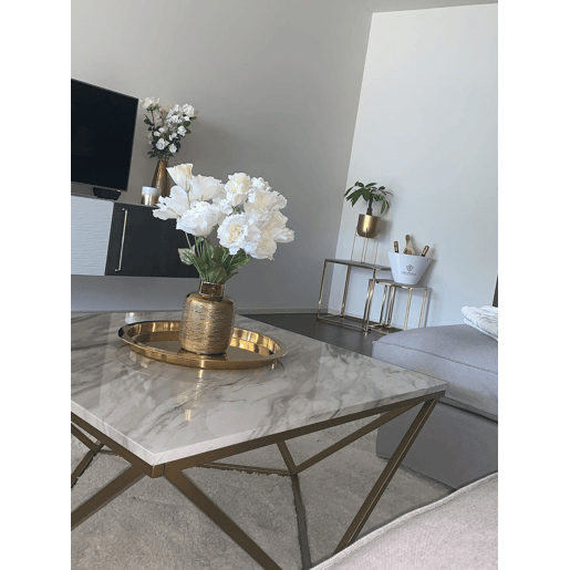 Mesa de centro MALIBU Dourado