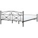 Beliani Cama Acero RODEZ 186x208 Beliani Cama Acero RODEZ 186x208 Negro