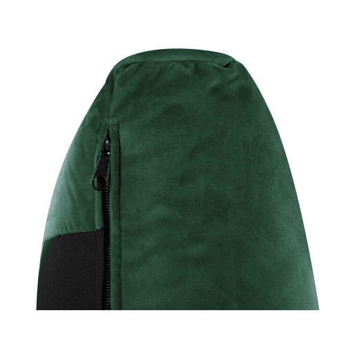 Cama Veludo MELLE 140 x 200 cm Verde esmeralda