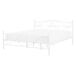 Beliani Cama Acero RODEZ 146x208 Beliani Cama Acero RODEZ 146x208 Blanco
