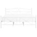 Beliani Cama Acero RODEZ 146x208 Beliani Cama Acero RODEZ 146x208 Blanco