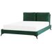 Beliani Cama Terciopelo MELLE 176x228 Beliani Cama Terciopelo MELLE 176x228 Verde