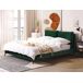 Beliani Cama Terciopelo MELLE 176x228 Beliani Cama Terciopelo MELLE 176x228 Verde