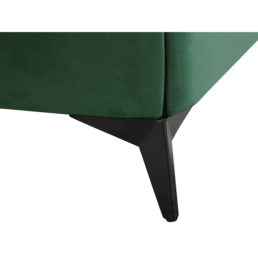 Cama Veludo MELLE 160 x 200 cm Verde esmeralda