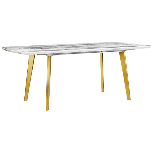 Beliani Mesa de jantar extensível MOSBY