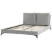 Beliani Cama Terciopelo MELLE 176x233 Beliani Cama Terciopelo MELLE 176x233 Gris