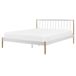Beliani Cama Acero MAURS 167x209 Beliani Cama Acero MAURS 167x209 Blanco