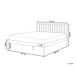 Beliani Cama Acero MAURS 167x209 Beliani Cama Acero MAURS 167x209 Blanco