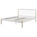 Beliani Cama Acero MAURS 167x209 Beliani Cama Acero MAURS 167x209 Blanco