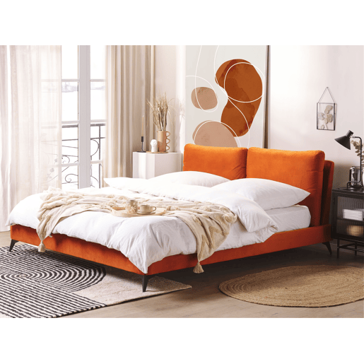 Beliani Cama Veludo MELLE