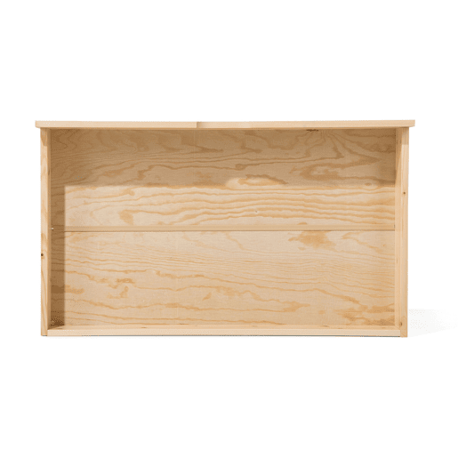 Conjunto de 2 gavetas de arrumação para cama Pinho RUMILLY Castanho claro