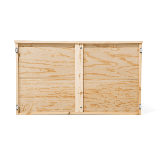 Conjunto de 2 gavetas de arrumação para cama Pinho RUMILLY Castanho claro