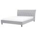 Beliani Cama Poliéster SAVERNE 177x228 Beliani Cama Poliéster SAVERNE 177x228 Gris Claro
