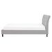 Beliani Cama Poliéster SAVERNE 177x228 Beliani Cama Poliéster SAVERNE 177x228 Gris Claro