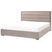 Beliani Cama con almacenaje Terciopelo ROUEN Beliani Cama con almacenaje Terciopelo ROUEN Gris Oscuro