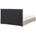 Beliani Cama con almacenaje Terciopelo ROUEN Beliani Cama con almacenaje Terciopelo ROUEN Gris Oscuro