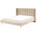 Beliani Cama Terciopelo VILLETTE 205x222 Beliani Cama Terciopelo VILLETTE 205x222 Beige