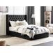 Beliani Cama con almacenaje Terciopelo LUBBON 190x217 Beliani Cama con almacenaje Terciopelo LUBBON 190x217 Negro