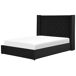 Beliani Cama con almacenaje Terciopelo LUBBON 190x217 Beliani Cama con almacenaje Terciopelo LUBBON 190x217 Negro