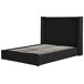 Beliani Cama con almacenaje Terciopelo LUBBON 190x217 Beliani Cama con almacenaje Terciopelo LUBBON 190x217 Negro