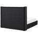Beliani Cama con almacenaje Terciopelo LUBBON 190x217 Beliani Cama con almacenaje Terciopelo LUBBON 190x217 Negro
