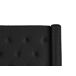 Beliani Cama con almacenaje Terciopelo LUBBON 190x217 Beliani Cama con almacenaje Terciopelo LUBBON 190x217 Negro
