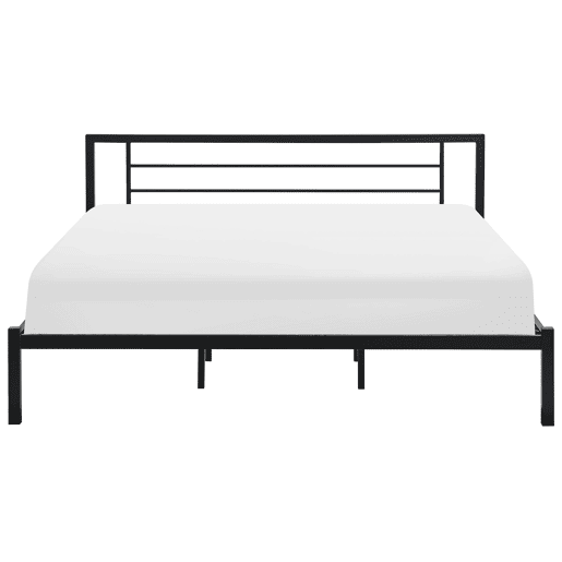 Cama Metal CUSSET 180 x 200 cm Preto
