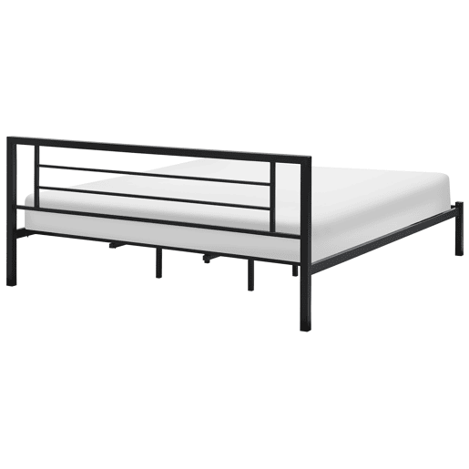 Cama Metal CUSSET 180 x 200 cm Preto