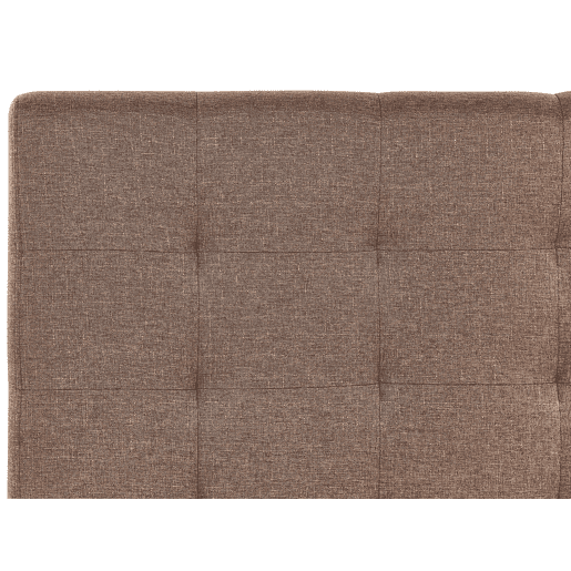 Cama com gavetas de arrumação Tecido LA ROCHELLE 180 x 200 cm Castanho