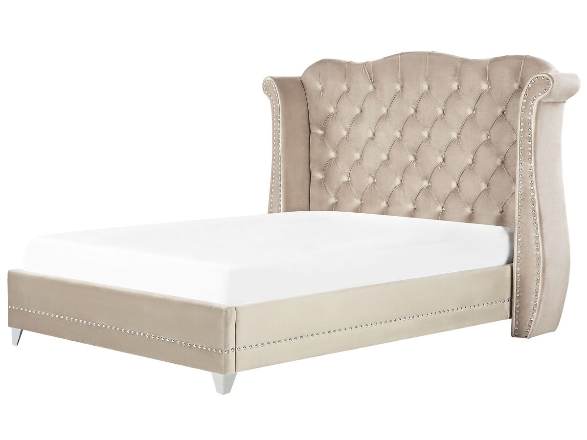 Beliani Cama Terciopelo AYETTE 225x215