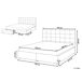 Beliani Cama con cajones Poliéster LA ROCHELLE 193x213 Beliani Cama con cajones Poliéster LA ROCHELLE 193x213 Gris Claro