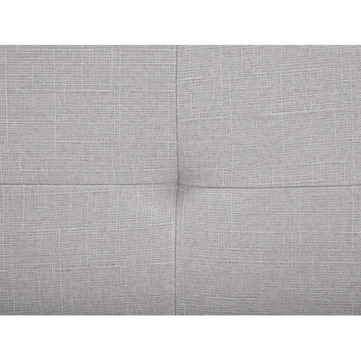 Cama com gavetas de arrumação Tecido LA ROCHELLE 140 x 200 cm Cinzento claro Cama com gavetas de arrumação Tecido LA ROCHELLE 140 x 200 cm Cinzento claro