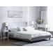 Beliani Cama Poliéster SAVERNE 157x228 Beliani Cama Poliéster SAVERNE 157x228 Gris Claro