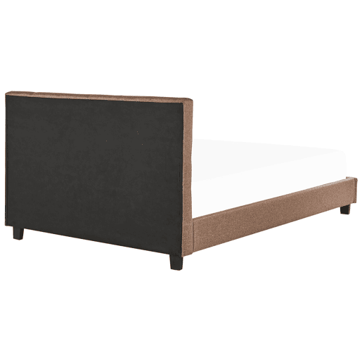 Cama Tecido LA ROCHELLE 180 x 200 cm Castanho
