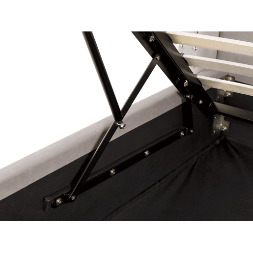 Cama baú Veludo LUBBON 180 x 200 cm Cinzento claro Cama baú Veludo LUBBON 180 x 200 cm Cinzento claro