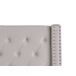 Beliani Cama con almacenaje Terciopelo LUBBON 210x217 Beliani Cama con almacenaje Terciopelo LUBBON 210x217 Gris Claro