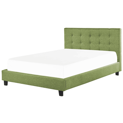 Cama Tecido LA ROCHELLE 180 x 200 cm Verde