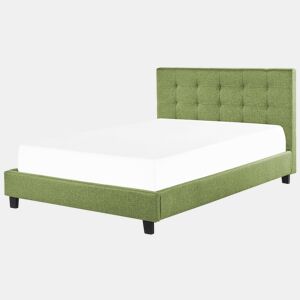 Cama Tecido LA ROCHELLE 180 x 200 cm Verde