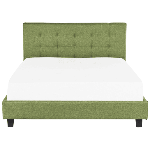 Cama Tecido LA ROCHELLE 180 x 200 cm Verde