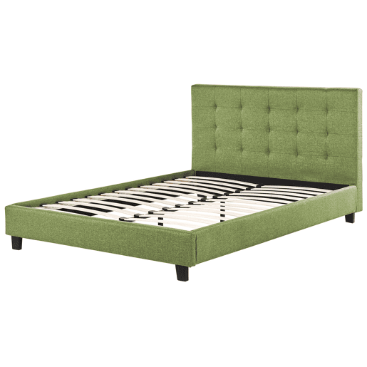 Cama Tecido LA ROCHELLE 180 x 200 cm Verde