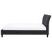 Beliani Cama Poliéster SAVERNE 197x228 Beliani Cama Poliéster SAVERNE 197x228 Gris Claro