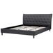 Beliani Cama Poliéster SAVERNE 197x228 Beliani Cama Poliéster SAVERNE 197x228 Gris Claro