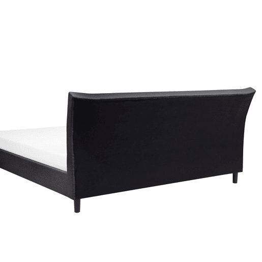 Cama Tecido SAVERNE 180 x 200 cm Cinzento escuro