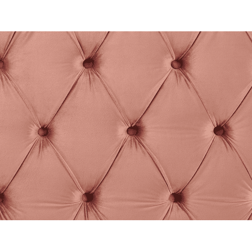 Cama Veludo AYETTE 160 x 200 cm Rosa